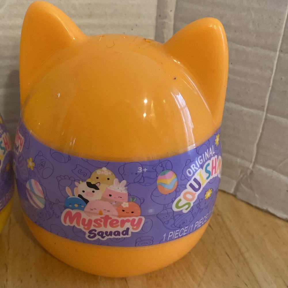 Set of 2 Mystery Squad squishmallows plush Yellow & Orange about 4 in NWT - Picture 3 of 3